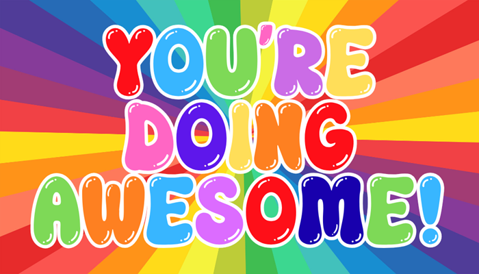 You're Doing Awesome! front